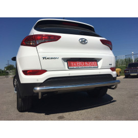 Защита заднего бампера Hyundai Tucson 2016